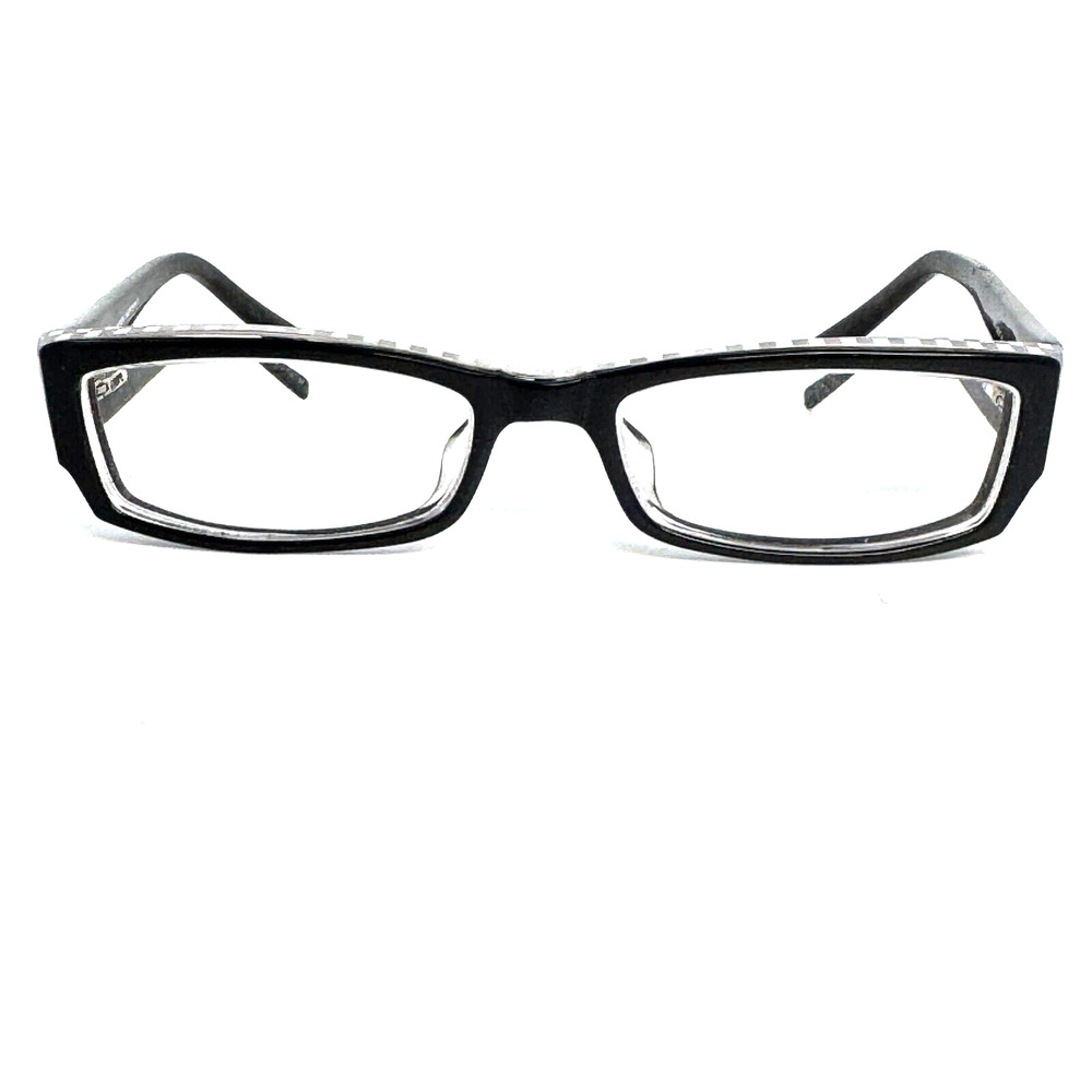 KIO YAMATO EYEWEAR KP-069U Eyeglasses Frames Black‎ Rectangle 52-17-141 H3622